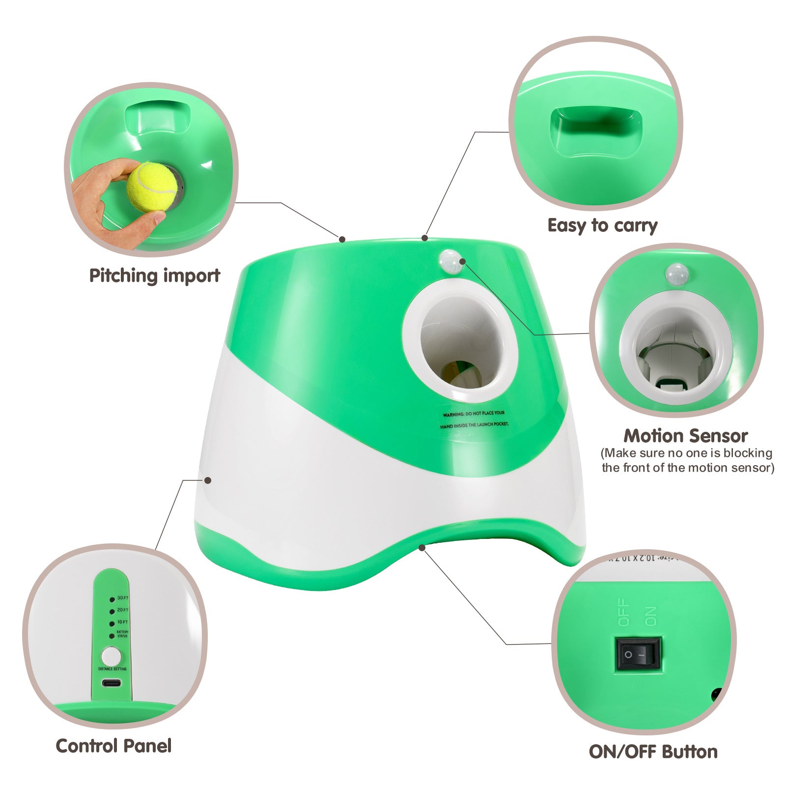 Automatic Pet Ball Thrower